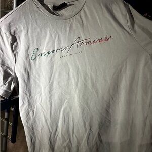 Emporio Armani White Short Sleeve Tee